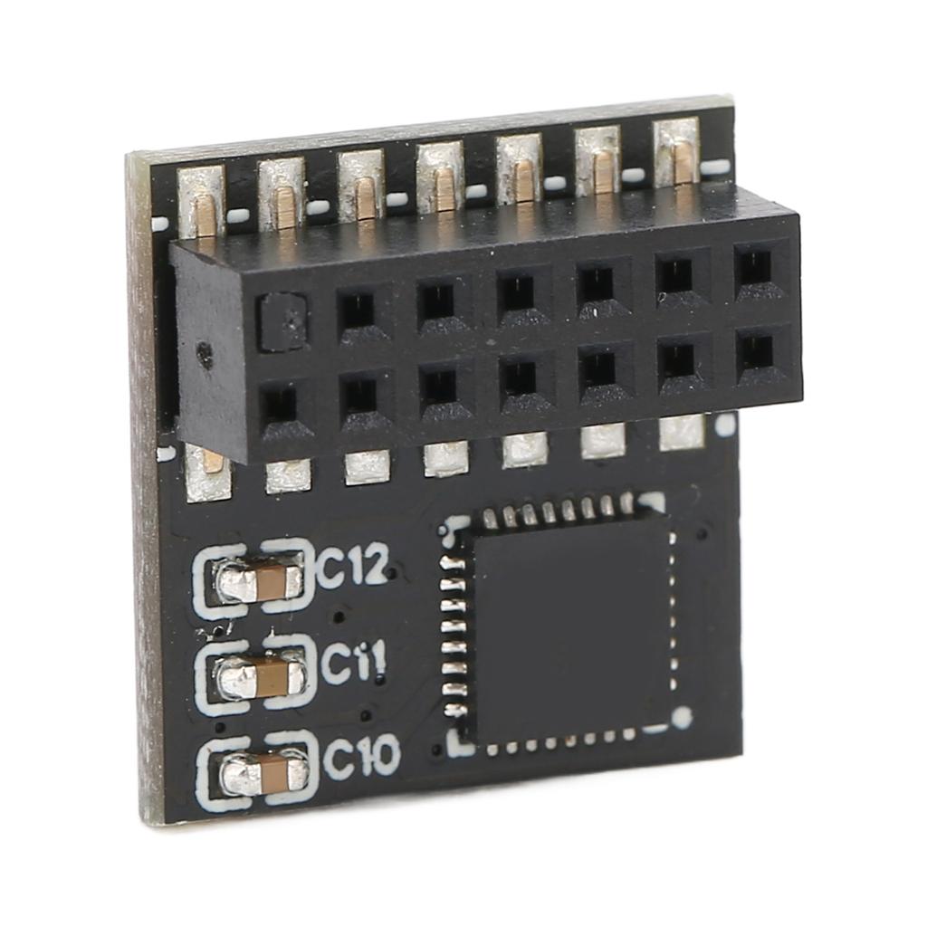 TPM 2.0 Module 14Pin SPI TPM 2.0 Encryption Security Module LPC Interface 14Pin TPM2.0 Module for Windows for ASUS