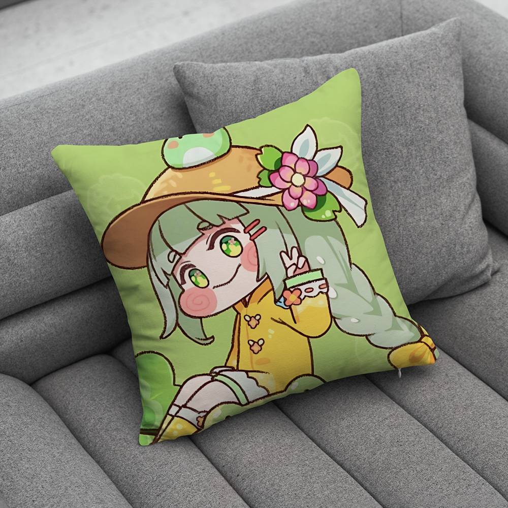 Cute Game TTrickcal Anime Pillowcase Casual Style Decoration Suitable for Home Decoration Excluding Pillow Core