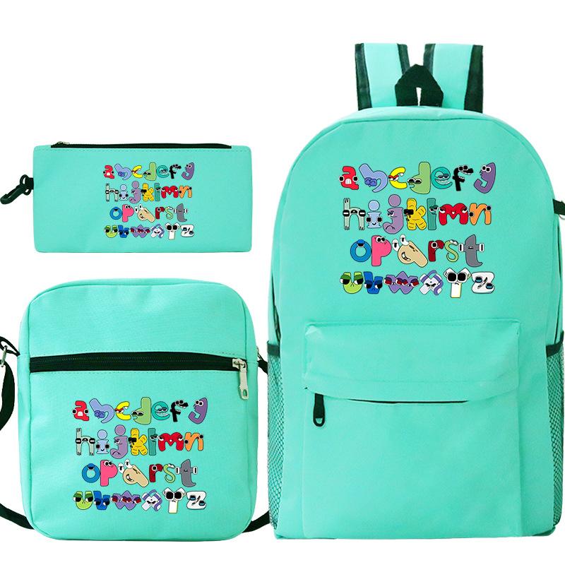 Game Alphabet Lore Alphabet Legend School Bag Backpack Shoulder Bag Pencil Case