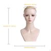 Dámská manekýnová hlava s make-upem Víceúčelová profesionální manekýnová busta Stojan pro vystavení pro