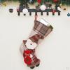 Christmas Decoration Stocking, Non-woven Fabric, Santa, Elk, Snowman
