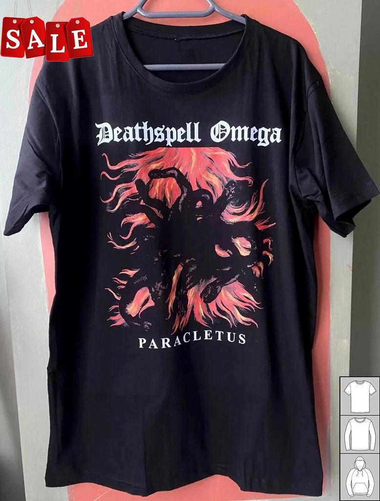 Hot Deathspell Omega Paracletus Cotton Black S-234XL T-Shirt