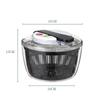 New Household Salad Dryer Salad Spinner Multifunctional Easy Press Vegetable Dehydrator Drainer Large Capacity Absorbent Basket