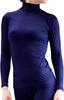 Glamor YOGA by Glamore Sports High Long UV Moisture Quick Size Blue FT0270 Innerwear, Neck, Sleeve, Protection, Wicking, Drying, Stretchy, Women's,
