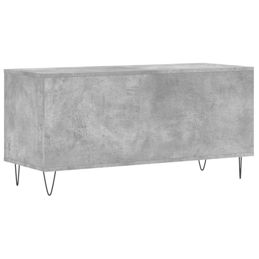 Record Cabinet Concrete Grey 100 x 38 x 48 cm Particleboard