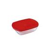 Lunch Box - Ô Cuisine - Cook & Store - Rouge - 1,1 L - 23 X 15 X 6,5 Cm - 6 Unités
