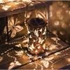 Solar Outdoor Hanging Lights, Dragonfly Hollow Decorative Lights, IP65 Waterproof Courtyard LED Garden Lights, Exquisite Courtyard