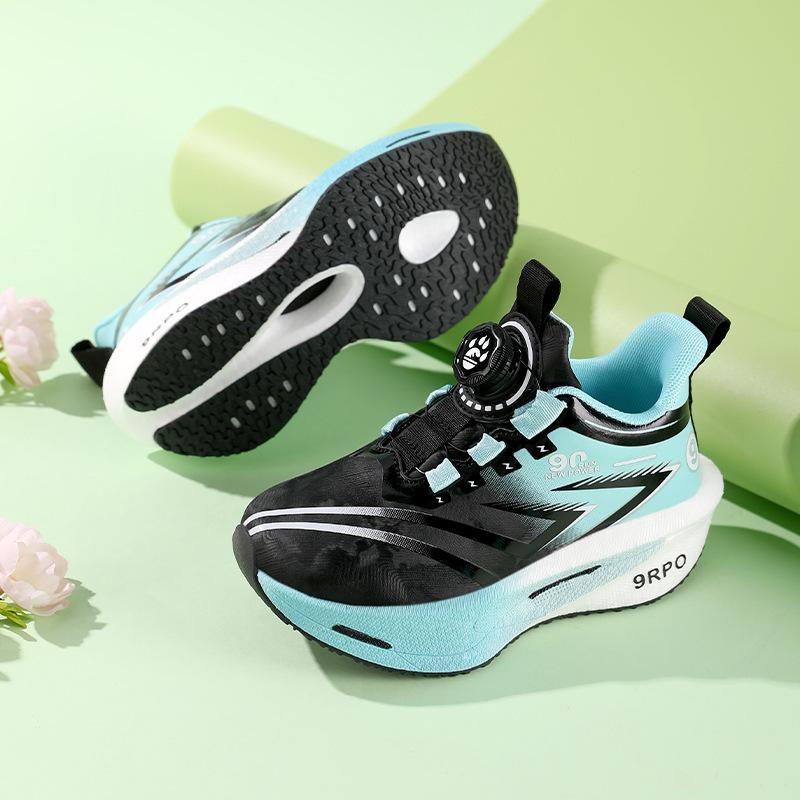 Boys' Red Rabbit 9pro running shoes 2025 autumn new children's leather waterproof sports shoes boys non-slip running shoes