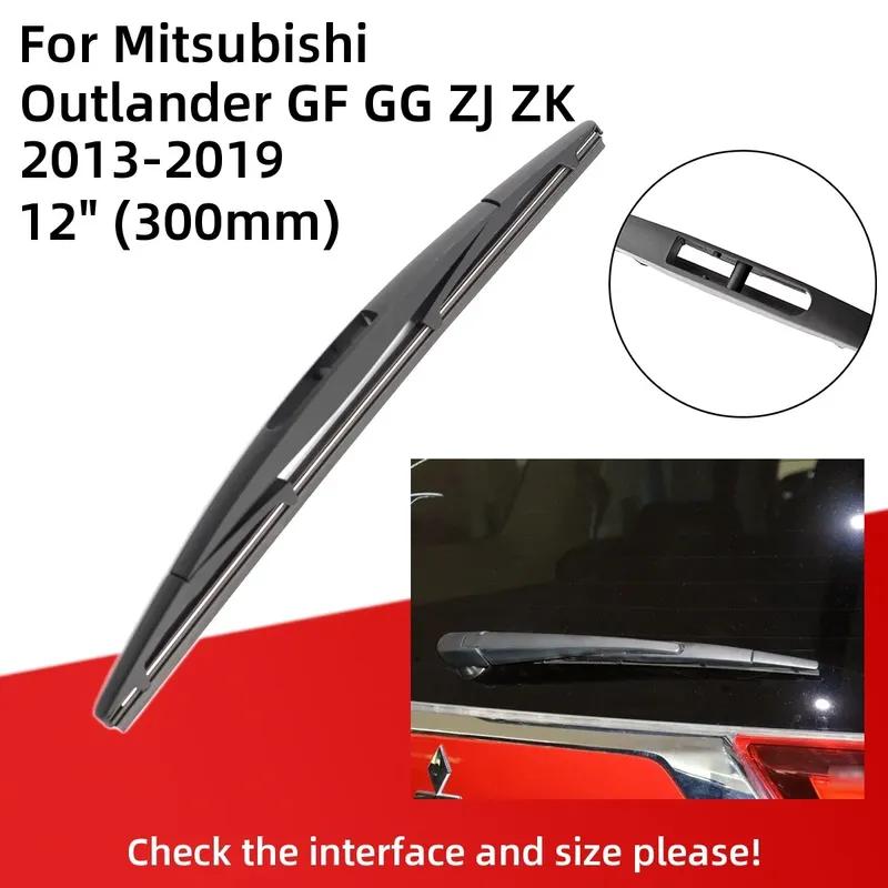 For Mitsubishi Outlander GF GG ZJ ZK 2013- Front Rear Wiper Blades Brushes Cutter Accessories J Hook 2014 2015 2016 2017