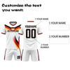 Customizable Two Piece Soccer Jersey Set Lightweight Breathable Fabric Athletic Fit Sportswear for Training and Matches