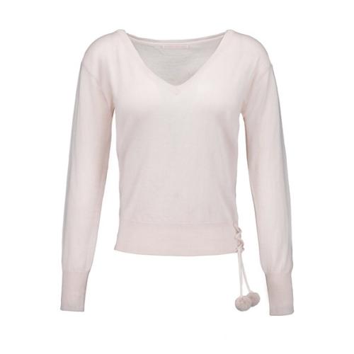 Poeoling Sugarplum V-Neck Knit (Pink)