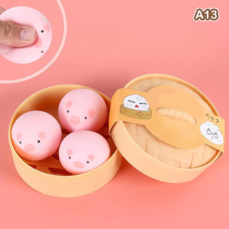 

Величезні пельмені Сквіші Іграшки для зняття тривоги Fidget Іграшка Симуляція їжі Парова булочка з начинкою М яке тісто для стискання Іграшка-декомпресор A13