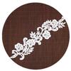 Water Soluble Lace Lace Wedding Accessories, White Polyester Lace Pair Flower Fabric Diy Lace Water Soluble Lace