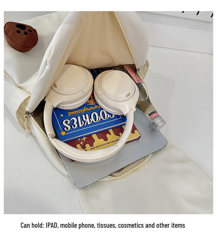 Korean Style Lightweight Cartoon Cat Backpack for Primary School Girls