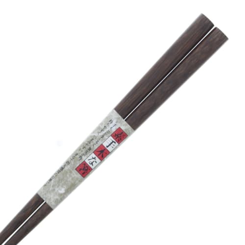 Chopsticks iron wood one and a half tip wooden (natural wood) for men thick 23.5cm