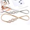 Rhineston Designer Chain Belt Elastic Stretch Waistband Fashion Women Belts  Dress Decoration