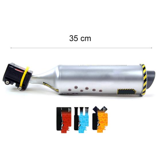 6 různých zvukových efektů Turbo motocyklu Výfukové potrubí MTB silničního kola