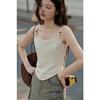 Petite French Style Sleeveless Camisole Vest for Women - Summer 2026