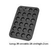 Non-stick Round Cupcake Mold Pan Muffin Tray Carbon Steel Baking Pan Pudding Bakeware Biscuit Pan(l)
