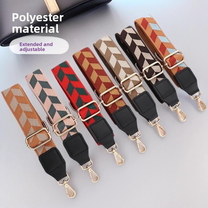 New Style Versatile Leaf Widened Bag Shoulder Strap Adjustable Shoulder Crossbody Strap Anti-gravity Long and Wide Strap
