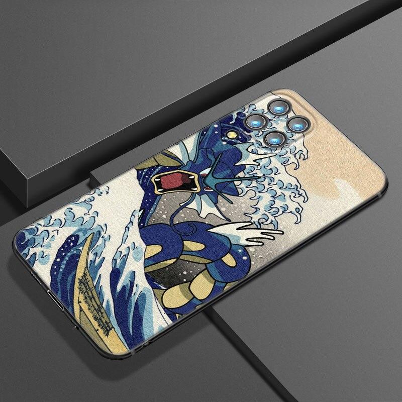 Japanese Wave Anime Dragon Phone Case For Samsung A21 A30 A50 A52 S A13 A22 A32 4G A23 A33 A53 A73 5G A12 A31 A51 A70 A71 A72