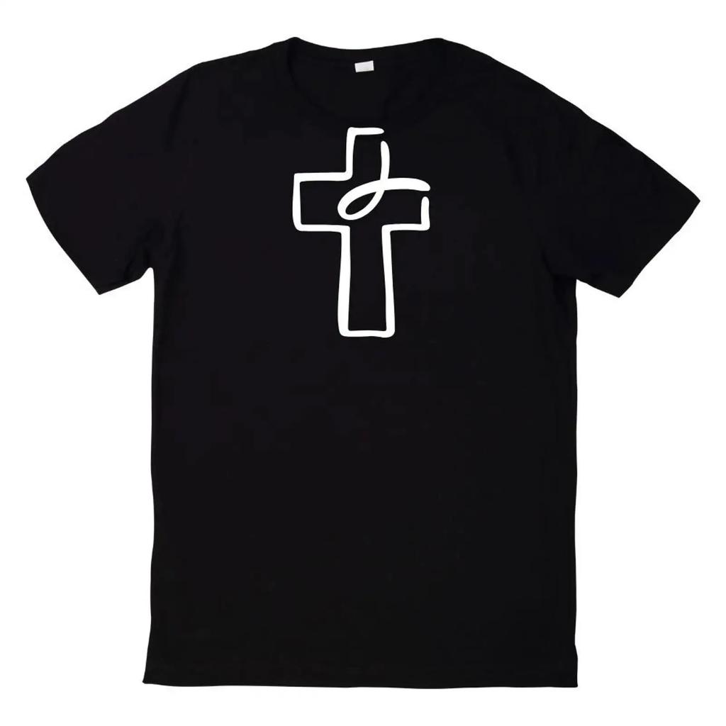 T Shirt Jesus Kreuz Christlich Vintage Comfortable Homme Soft Graphic Casual Unisex Top For Everyday Wear Versatile