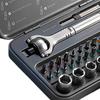 Ratchet Screwdriver Set Magnetic 40 In 1 Portable Repair Tool Kit With Storage Case Magnetic Screwdriver Set With Detachable