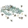 New Chinese Ink Painting Bamboo Birds Wall Stickers For Living Room Bedroom Sofa Background Decor Vinyl Wall Decals Home Decor