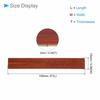 CoCud Dollhouse Flooring, 3.94 Inch Length, Self-Adhesive Wooden Flooring for Miniature Dollhouses, Peel and Stick (Red) - 40 Pieces (For Dollhouse