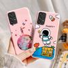Phone Case Space Astronaut Star Pattern For Samsung Galaxy A53 A52 A32 S9 S10 Plus S10e Note 10 Lite Silicone Shockproof Cover