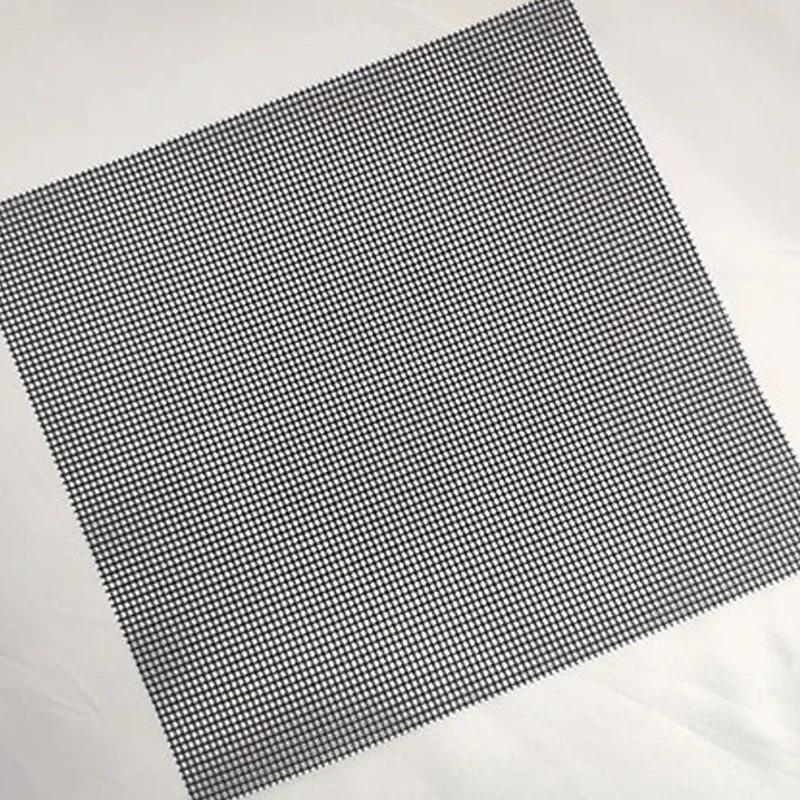 Ūdensizturīgs Teslin sieta audums DIY pludmales krēslam, biroja salokāmam atpūtas krēslam, šūpuļkrēslam, mājdzīvnieku gultai, PVC audums, Teslin audums, Melns Balts