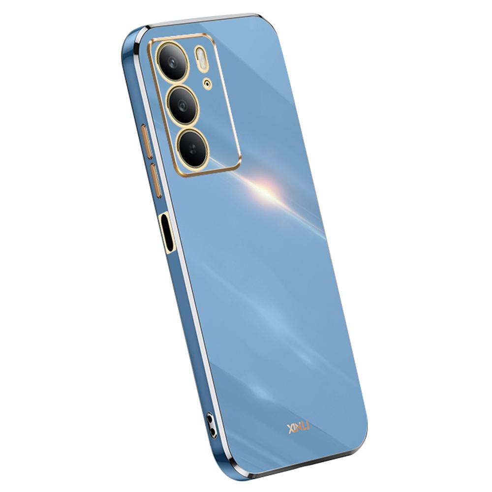 XINLI For Realme C75 4G Case TPU Phone Cover with Electroplating Frame