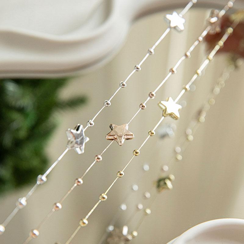5m/roll Colorful Bulbs String Garland Christmas Home Decorations Xmas Tree Ornaments Navidad New Year Gift Diy Dollhouse Not Led