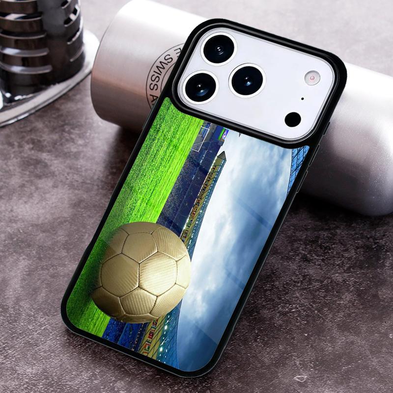 Football Field Phone Case for iPhone 17 16 15 Pro Max Air 14 13 12 11 Plus Shockproof Cover