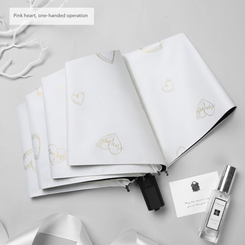 Fully Automatic Folding Umbrella for Women and Men, Small and Stylish Sunshade Umbrella, Dual-Purpose Sun Protection and Uv Protection Umbrella