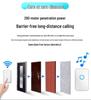 Waterproof Wireless Doorbell with Loud Ring, Rechargeable Call Button for Elderly, Emergency Alert Device, Home Use.