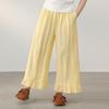 LUSON Girls' Summer Loose Straight-Leg Pants