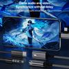 L-Shaped iP/USB-C to 3.5mm Female + Type-C Charging Cable Audio Charging Adapter