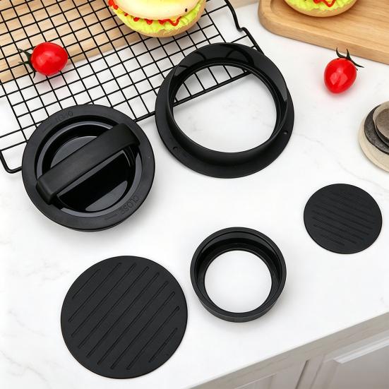 Burger Patty Mold Non Stick Burger Press Meat Patty Mold Perfect Kitchen Tool for Beef Turkey Chicken Vegan Patties Barbecue Cooking