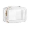 Fashion Custom Eco-Friendly Large PVC Leather Cosmetic Bag Portable Travel Water-proof for Pouch Clear Makeup Storage