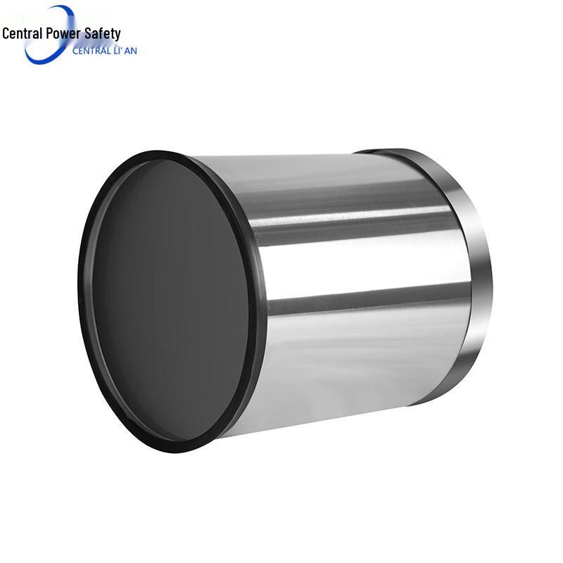 Zhonghuan Li'an Round 10L Stainless Steel Trash Can