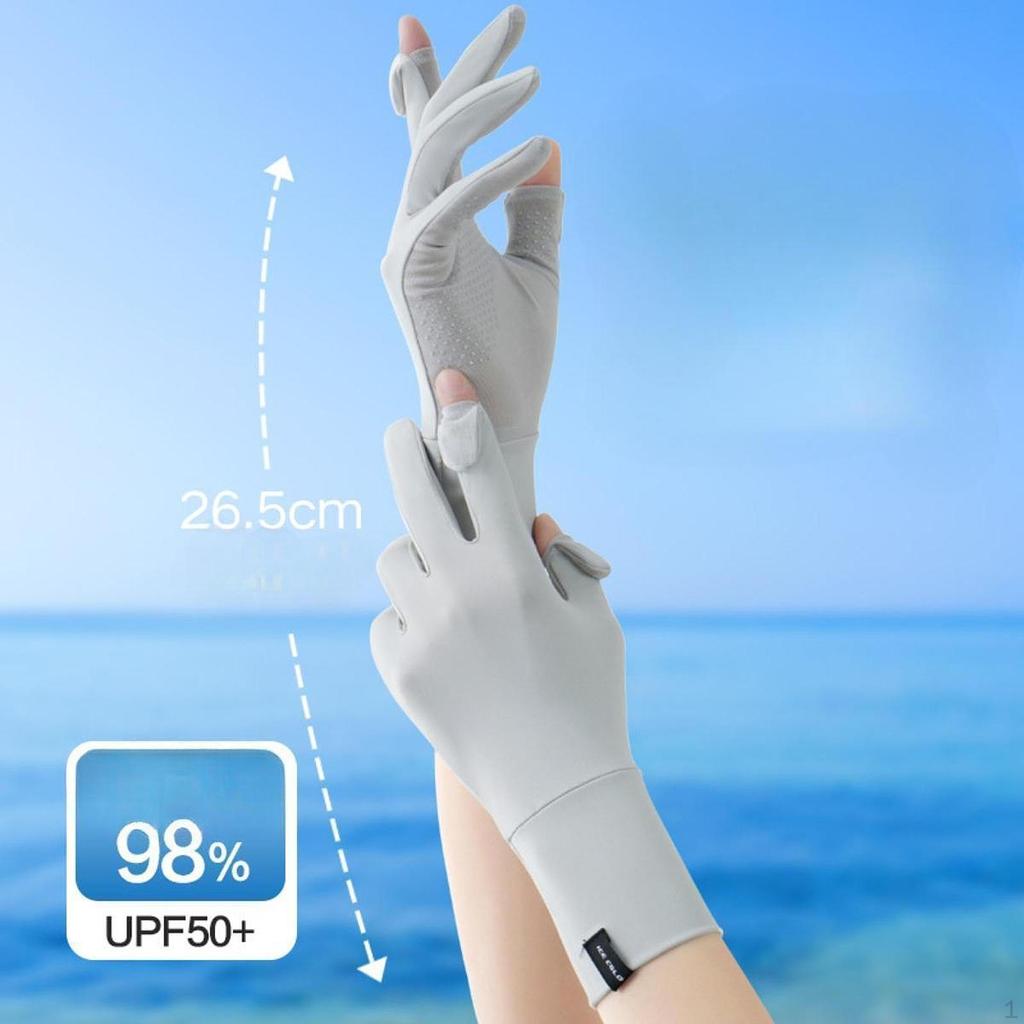 Sun Protection Gloves for Women Driving Breathable Thin Summer Sunblock Golf
