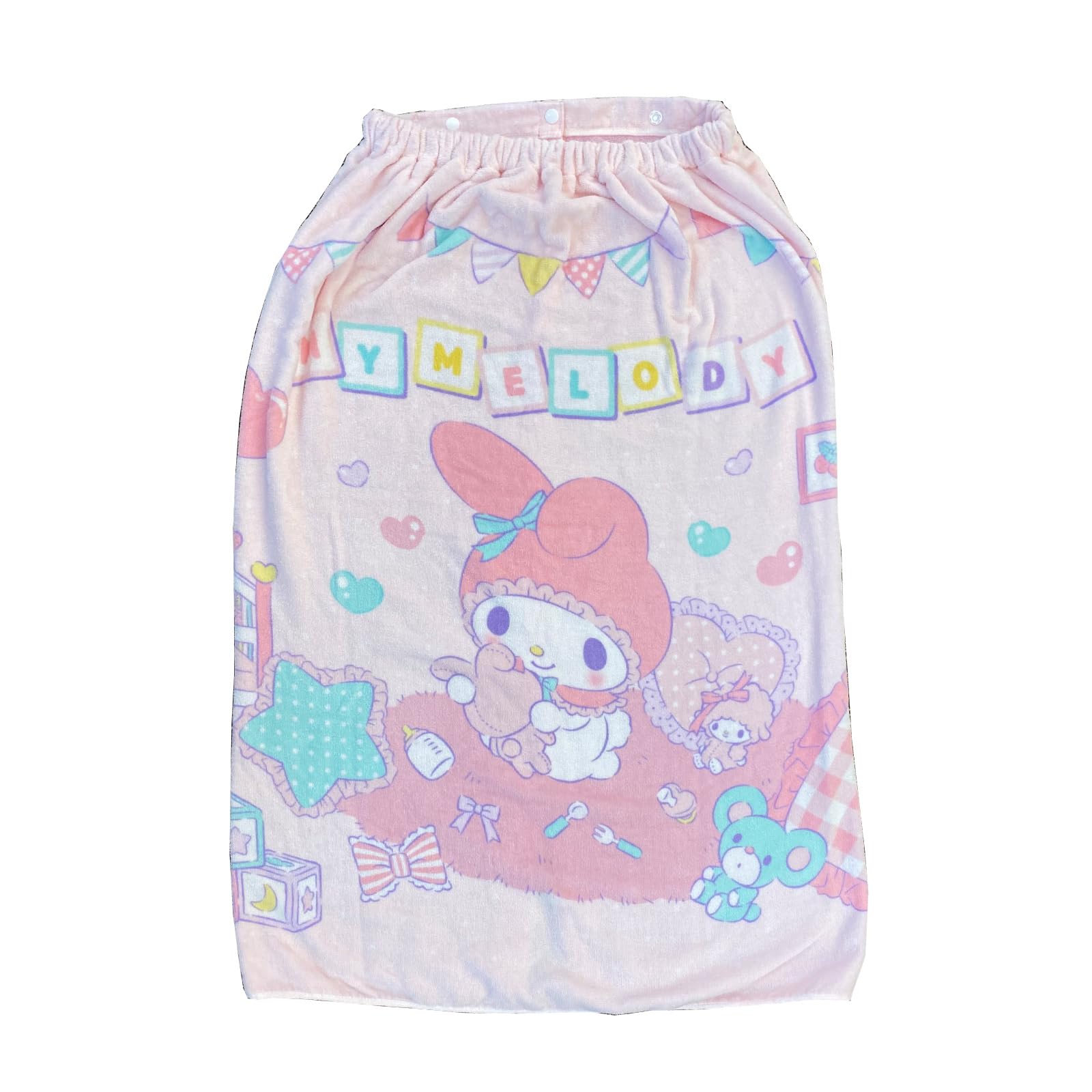 

Marushin 80см Полотенце-обертывание Sanrio My Melody Детское для девочек и мальчиков Персонаж Пляжное полотенце для бассейна Плавание Море 3095005400