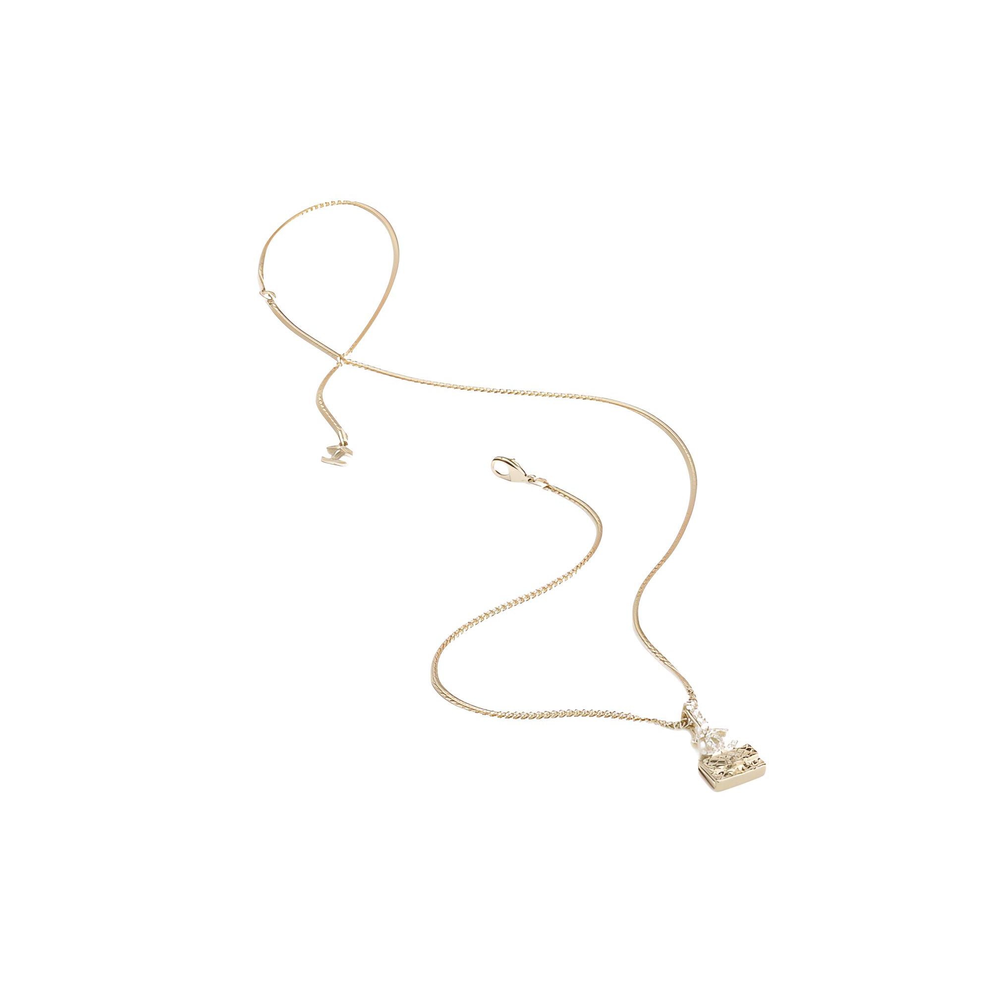 

Chanel Square Pendant Necklace Women necklace Gold ABB705-B14171-NR622 Gold,F