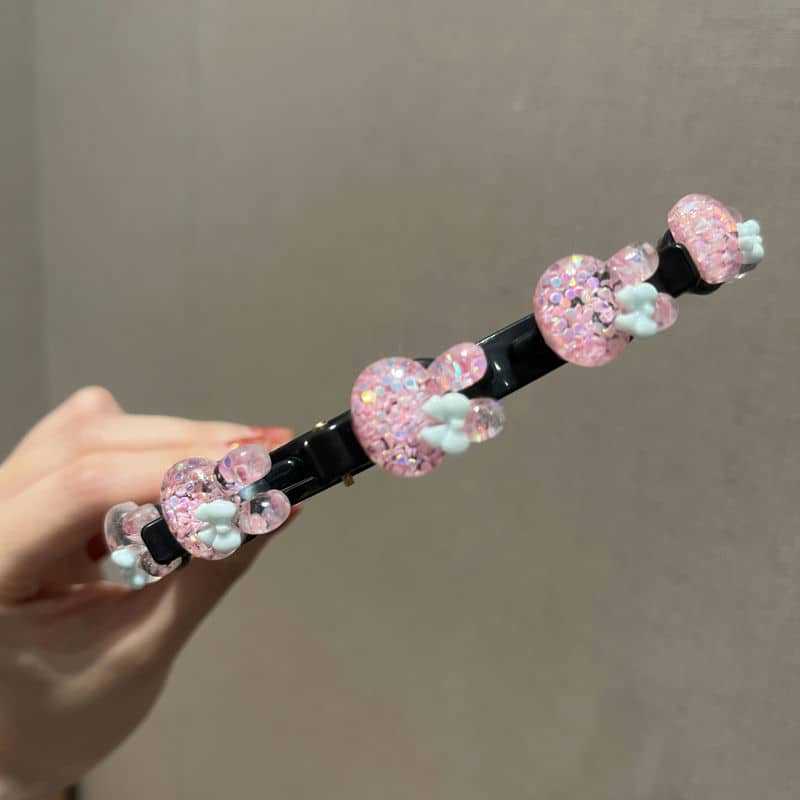 Bandă de Păr pentru Copii Fată Celebritate pe Internet Bandă de Păr Împletită Accesorii de Păr Diademă Bandă de Păr Prințesă
