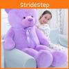 Large Purple Teddy Bear Plush Toy Cute Cartoon Girl Birthday Holiday Doll Gift