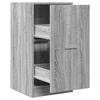 VidaXL Armoire apothicaire sonoma gris 40x41x77,5 cm bois d'ingénierie, coffre d'apothicaire, meuble d'apothicaire, coffre à 855192