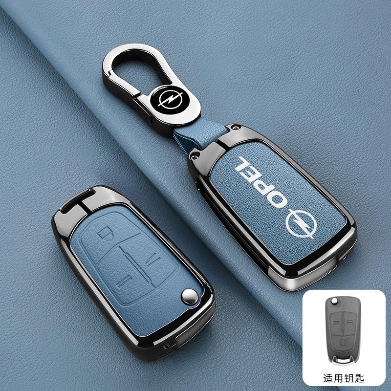 Car Key Box Cover Shell For Vauxhall Opel Astra H J Corsa D Insignia Vectra Zafira Signum Antigo Omega Leather Protective Box
