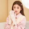 Fashion Two-tone Winter Knitted Gloves Cold-Proof Windproof Touch Screen Mitten Breathable Thicken Warm Gloves Riding