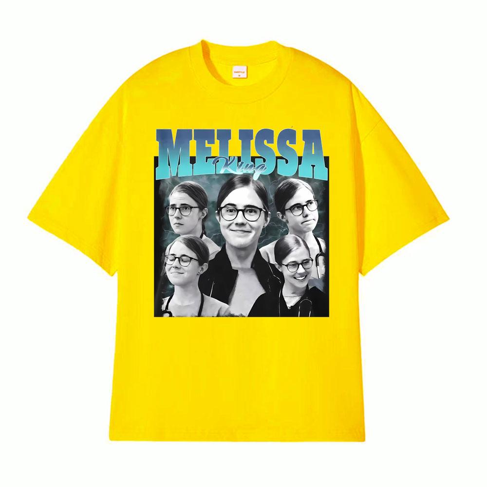 Melissa King Vintage Funny Doctor Meme Print Tshirts Men Women Clothing Fashion Harajuku Tshirt Short Sleeve Oversized T Shirt